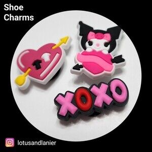 Shoe Charms "Kuromi" Charms Set of 3